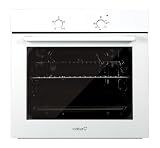 Cata SES 6004 WH Statischer Ofen mit Innenbeleuchtung und Panoramatür Full Glass, Fassungsvermögen 62…